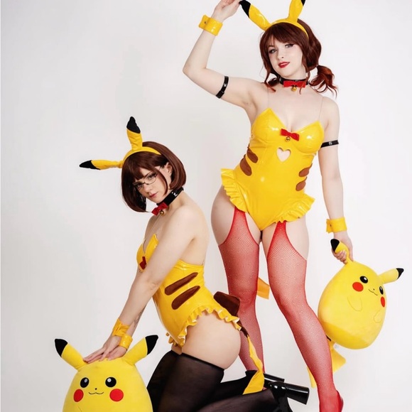 Pikachu costume cosplay Pokémon Fashion Nova Halloween Mob bunny - Picture 4 of 16